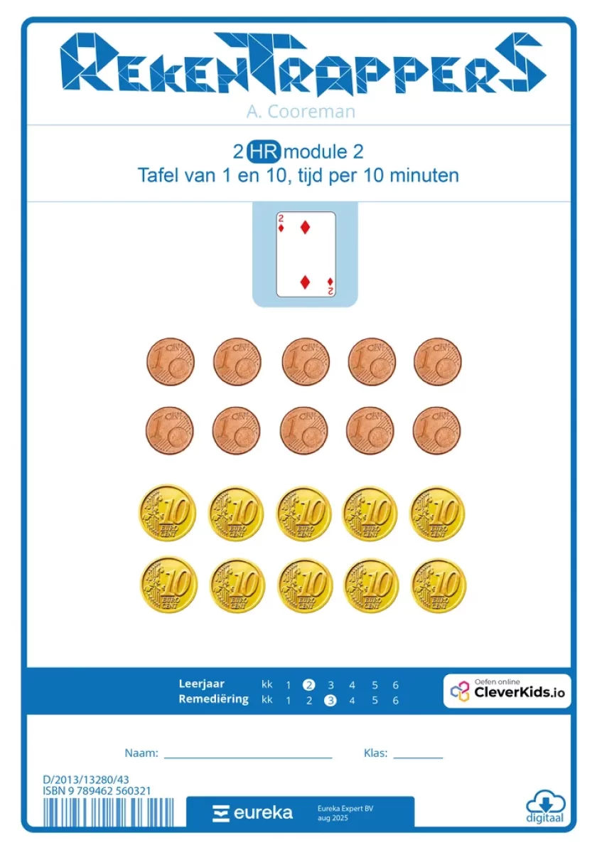 2 HR mod 2 tafel van 1 en 10 voorkaft digitaal