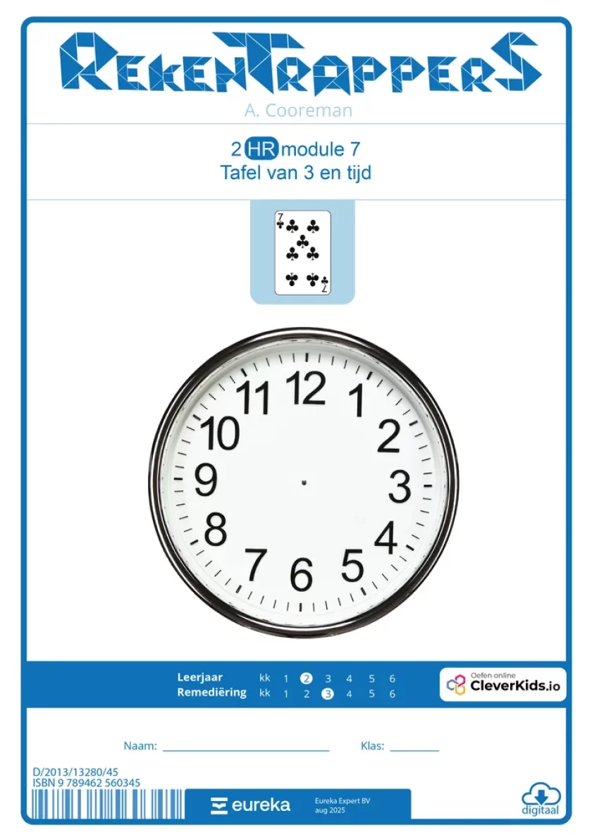 2 HR mod 7 tafel van 3 en tijd voorkaft digitaal