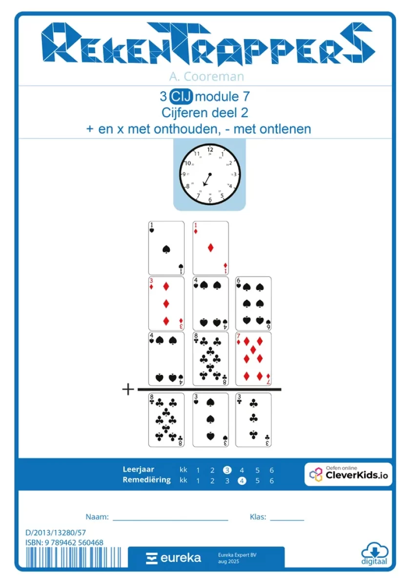 3 CIJ mod 7 cijferen deel 2 + en x voorkaft digitaal