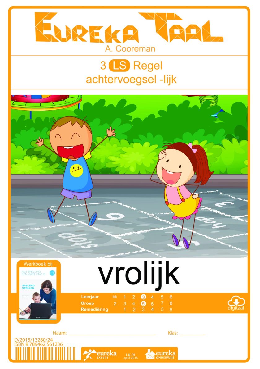 3 LS Regel VROLIJK achtervoegsel -lijk voorkaft digitaal