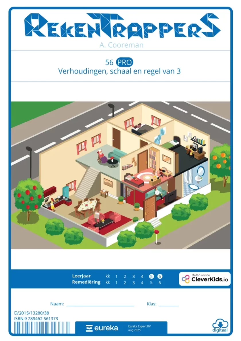 56 PRO verhoudingen, schaal en regel van 3 voorkaft digitaal